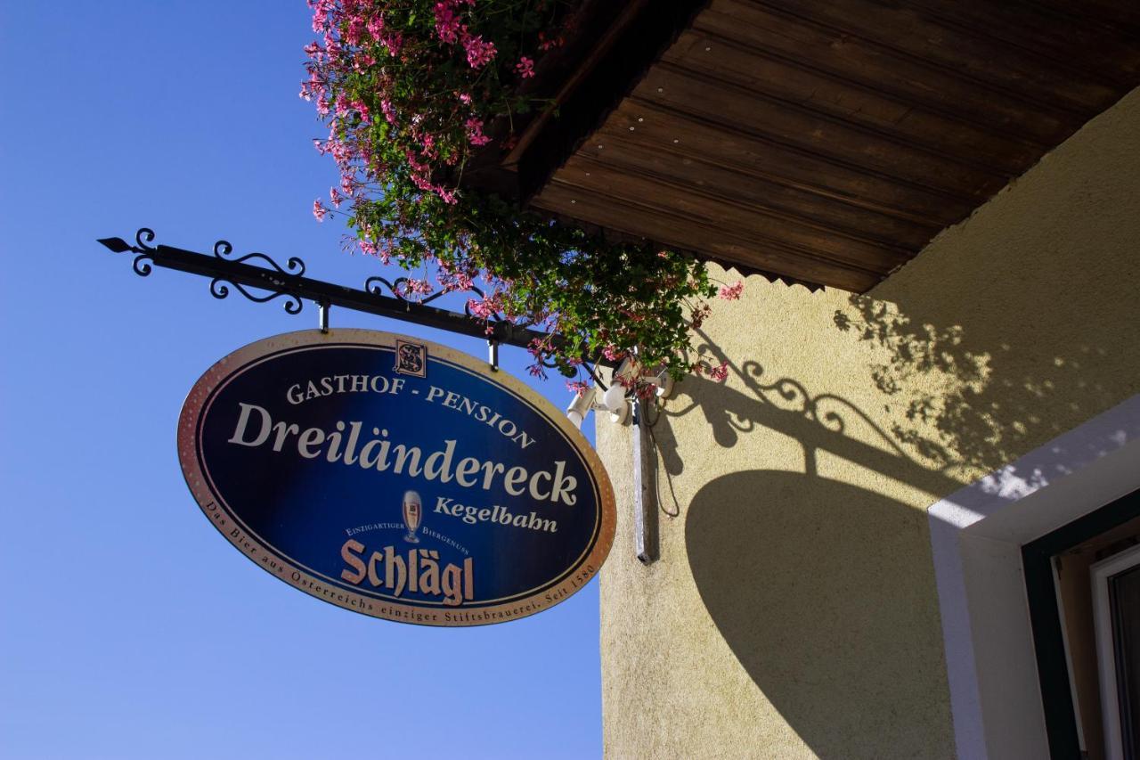Gasthof Dreilaendereck Schwarzenberg am Bohmerwald Luaran gambar